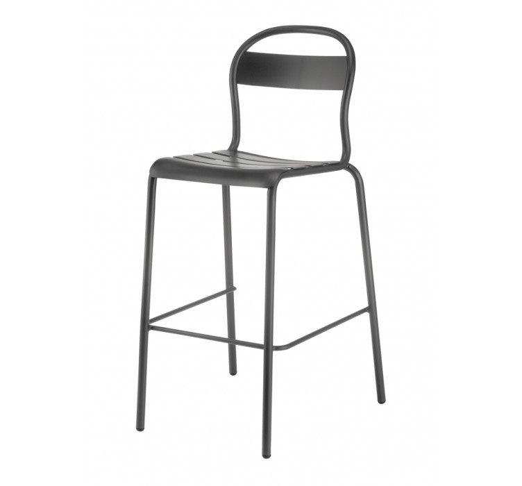 Барний стілець Stecca 5 Dark Grey1